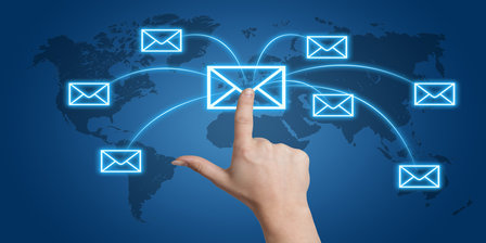 email Communication concept